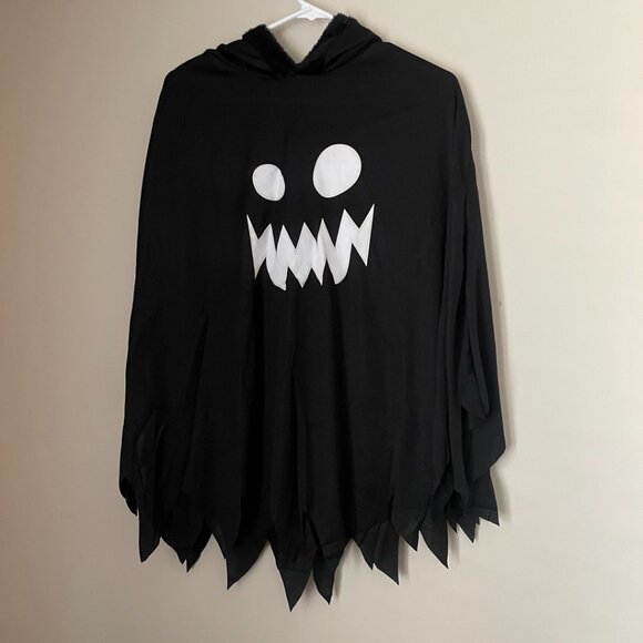 Sweaters - Black Ghost Halloween Poncho Costume